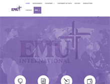Tablet Screenshot of emuinternational.org